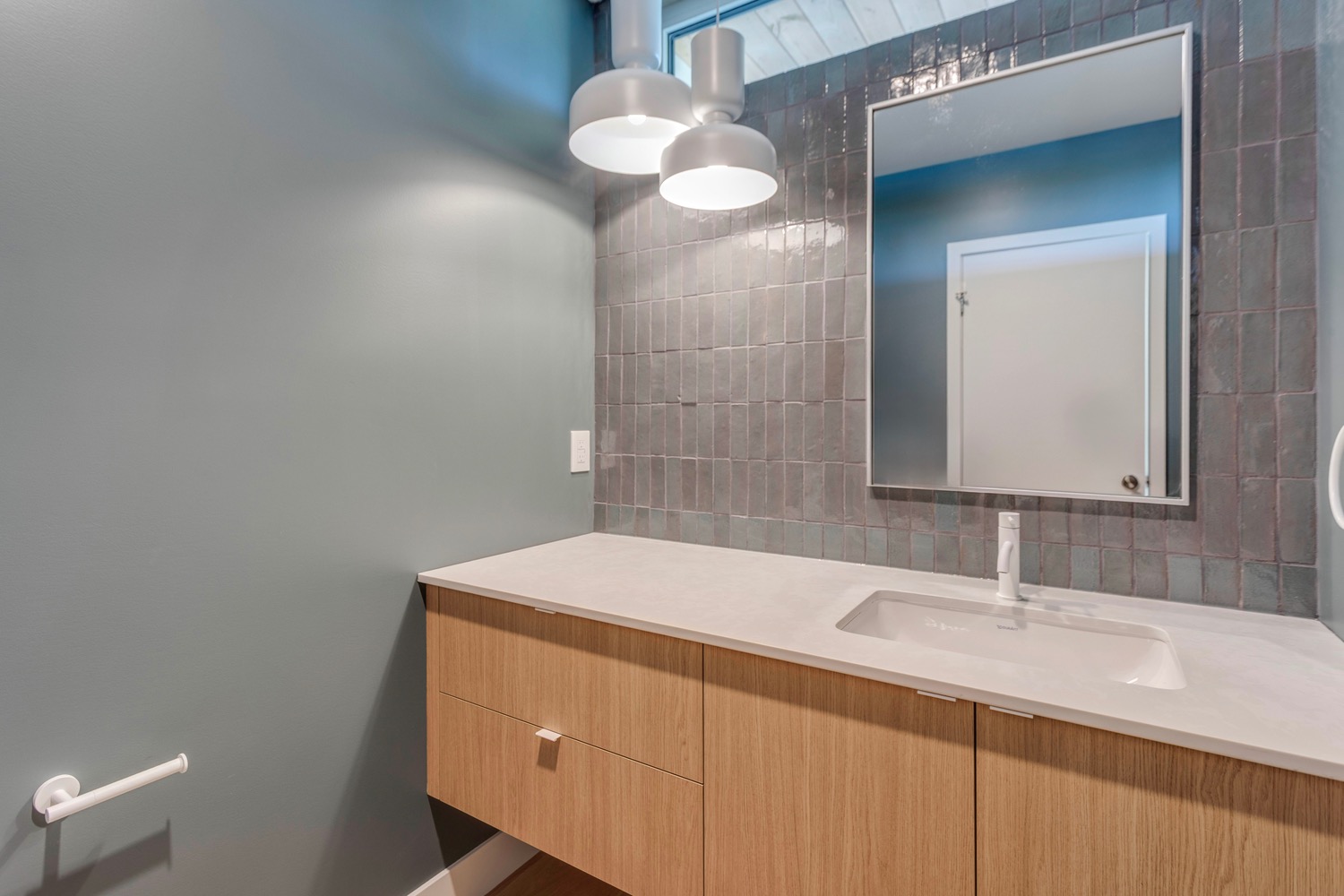 Bathroom in the Aspen in Strathearn with homes for sale by Holland and Associates Real Estate in Edmonton.